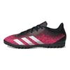 adidas Predator Freak.4 Круглый носок Шнуровка Низкий верх TF (Резиновые шипы) Нескользящие Прочные Футбольные Бутсы Мужские Футбольные Бутсы Черные FW7525