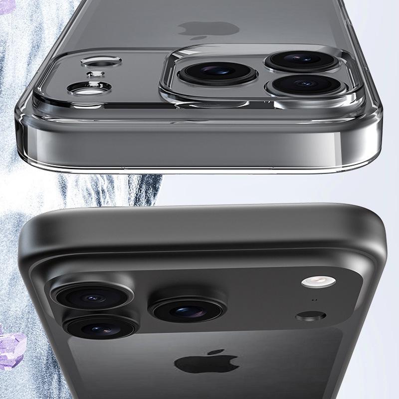 Совместимый с iPhone 17/17 Pro Max Прозрачный защитный чехол из ТПУ