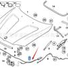BMW X3 E83/E83LCI Hood Release Cable (51233434665)