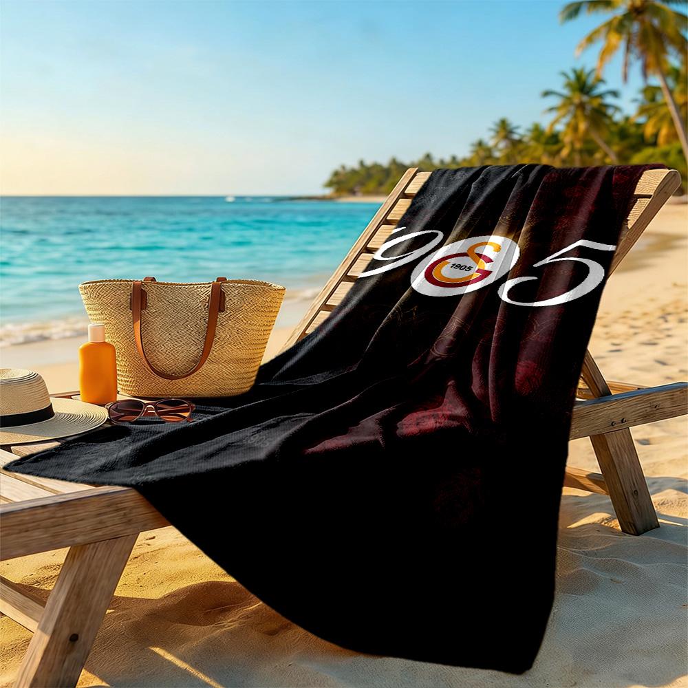 Galatasaray Beach Towel Super Soft Microfiber Quickdry Fabric Comfortable Lightweight