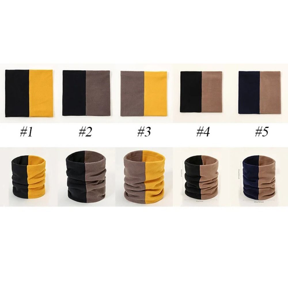 Winter Warm Hooded Scarf Knitted Neck Scarves Bandana New Ski Climbing Scarfs