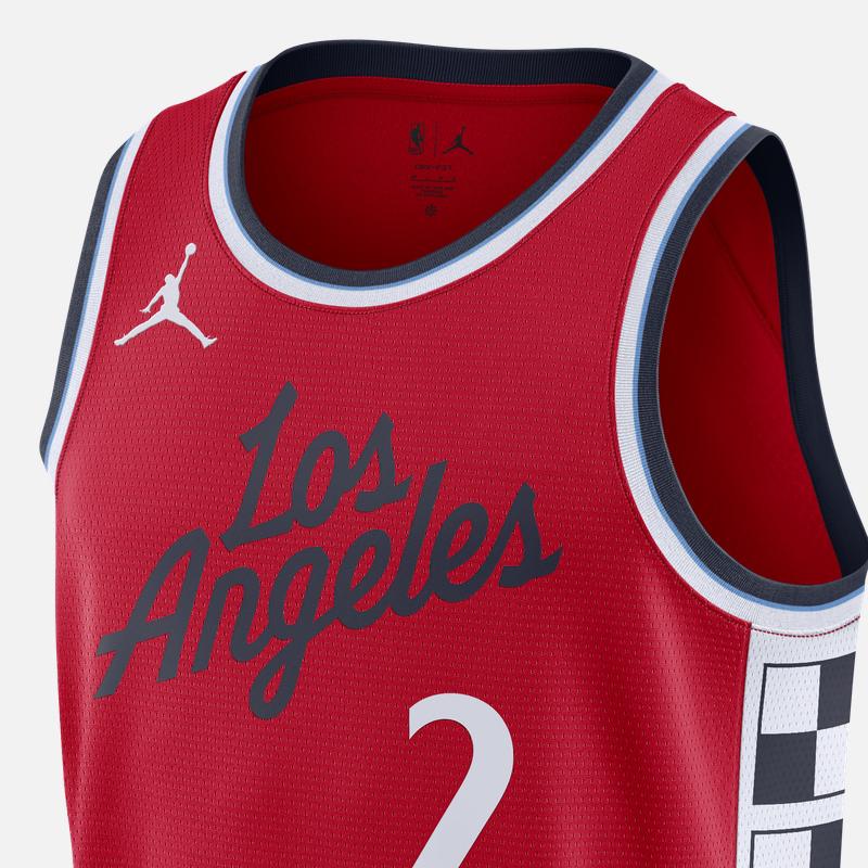 Jordan X NBA Collaboration Edition Los Angeles Clippers Кавай Леонард 2024/25 Заявление Удобная Модная Простая Баскетбольная Джерси FQ4720-657