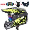 3 Gifts Full Face Motorcycle Helmet Off-road Motorbike Send Cross Capacete Motocross Casco Helmets Riding Motorcycle Helmet