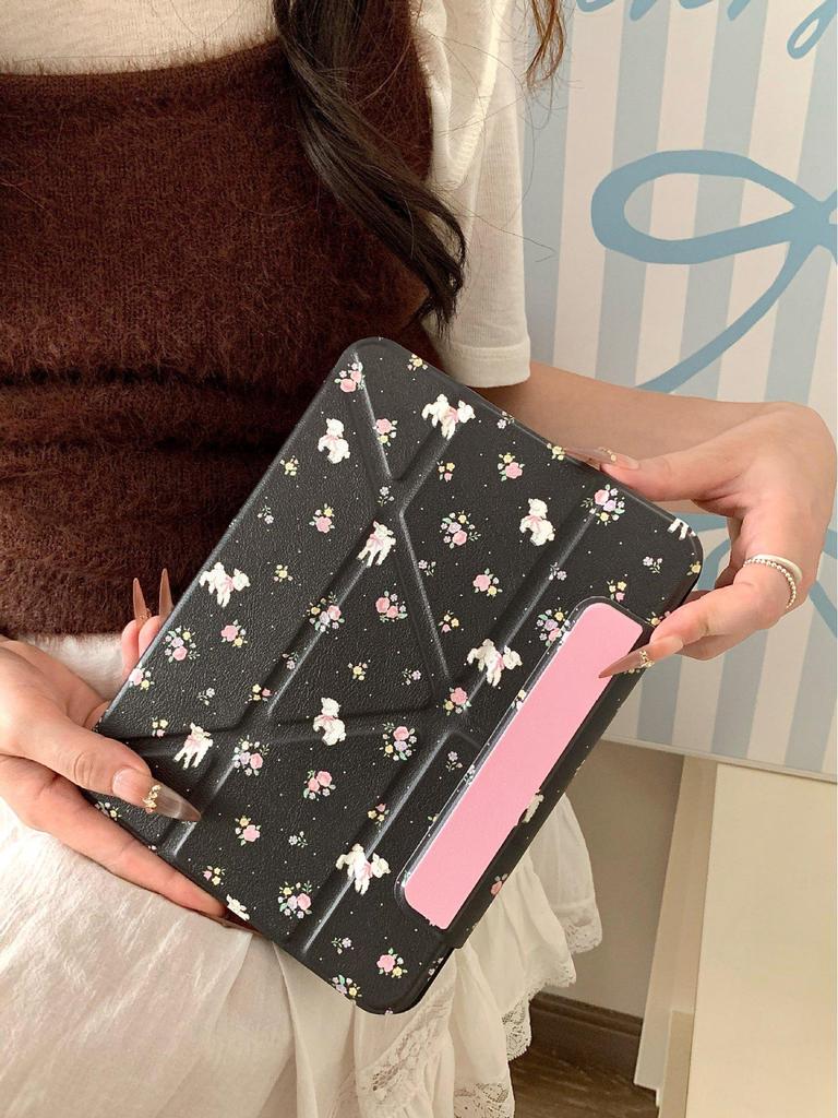 Floral Little Sheep 3Y Magnetic Case: Upgrade for iPad Pro 2021, Enhanced Tablet Protection