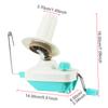 For DIY Sewing Making String Ball Hand Operated Yarn Winder Fiber Wool Manual Handheld 0-35mm Thickness Clip Winder Machine