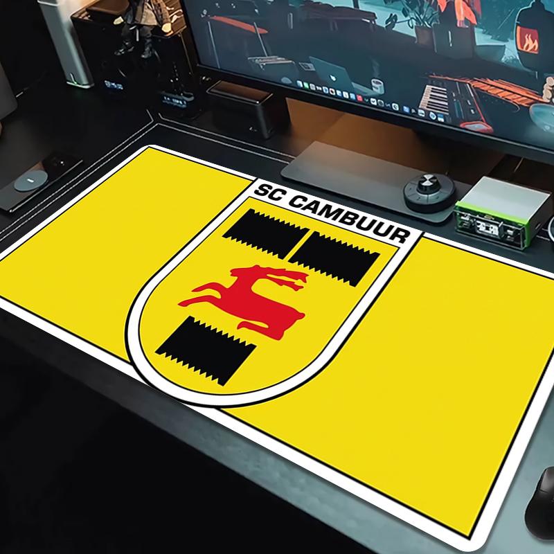 Sc Cambuur Mouse Pad Large Gaming Table Cushion Nonslip Laptop Tablet Big Mousepad Xxl Mat Mini Pc Playmat With Lock Edge