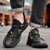 Дышащая мужская обувь, трендовая удобная повседневная обувь, мужские кроссовки, мокасины, мужская обувь на плоской подошве