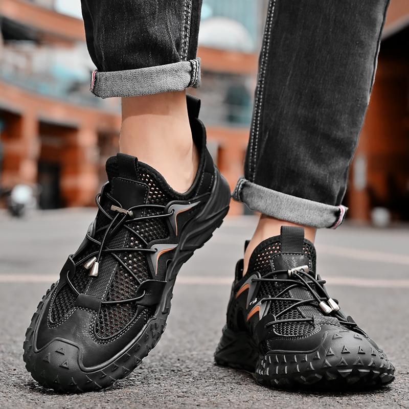 Дышащая мужская обувь, трендовая удобная повседневная обувь, мужские кроссовки, мокасины, мужская обувь на плоской подошве
