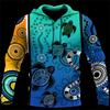 New In Hoodies & Sweatshirts Aboriginal Australia Indigenous Lizards And The Sun 3d Printed Hoody For Men Y2k Pullover Coat