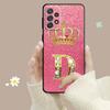 Чехол с золотым и розовым бриллиантом и короной для Samsung Galaxy A14 A73 A53 A71 A51 A31 A33 A22 A12 A21s A13 A32 A52s A72 A52 A23