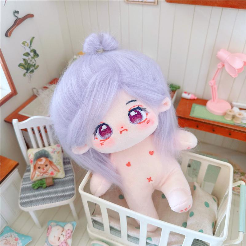 Cotton Doll 20cm Baby Clothes Star Doll Naked Doll Plush Toy Clothes Girl Birthday Gift