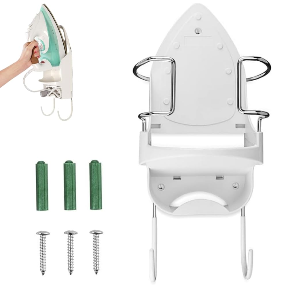 ZHXKSH Wall Mount Ironing Board Laundry Storage Removable Electric Holder
