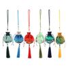 Flower Cloth Necklaces Case Chinese Style Storage Bag Women Jewelry Bag Empty Sachet Purse Pouch