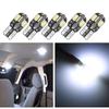 5 шт./компл. светодиодные лампы для салона автомобиля без ошибок T10 белые 5730 8SMD светодиодные 12 В боковые клиновые лампы автомобиля