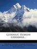 Книга Gesenius Hebrew Grammar by Wilhelm Gesenius - Paperback