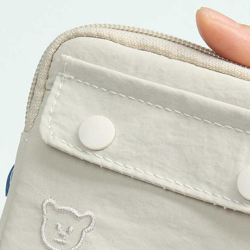 Нейлоновый кошелек для монет на молнии, многоцелевой маленький кошелек, сумка для наушников