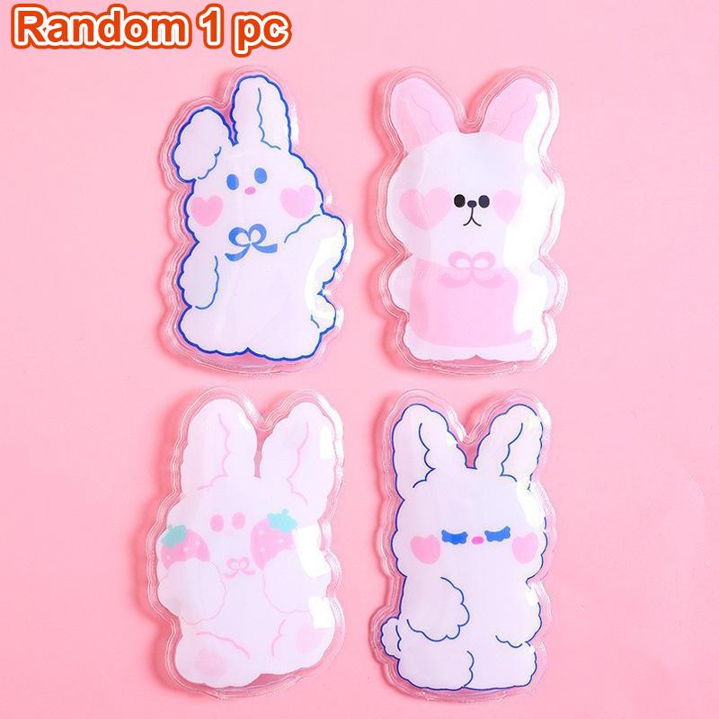 Мини Зимняя Грелка для Рук Моментальный Нагрев Милая Гелевая Грелка для Рук Портативная Защелкивающаяся Карманная Грелка Многоразовая для Дома Офиса Улицы