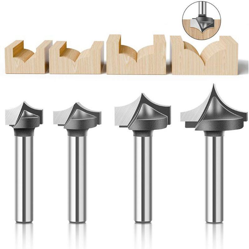 Твердосплавные круглые сверла с круглым концом, вибростолы, инструменты для деревообработки, фреза для дерева, хвостовик 6 мм, 1/4 дюйма