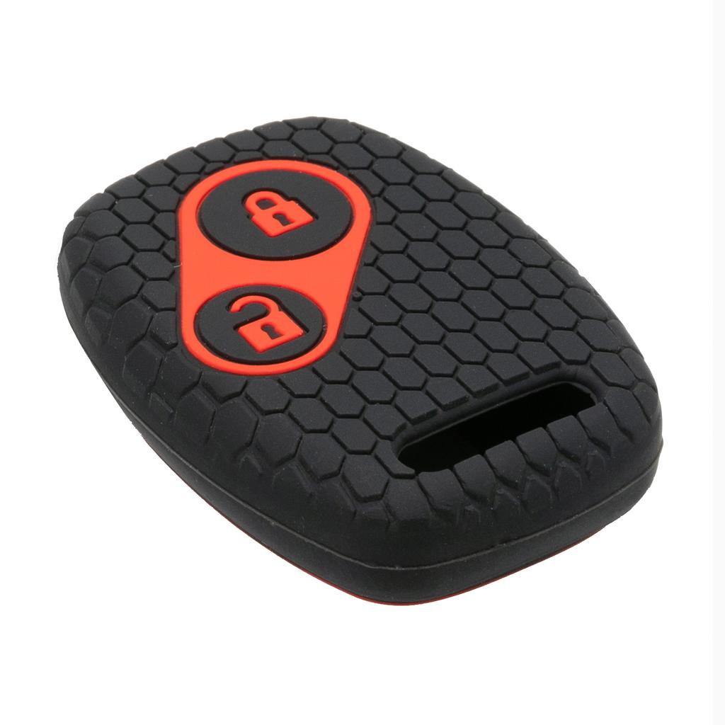 Чехол для ключей с 2 кнопками, защитный чехол для дистанционного брелока, чехол из силиконовой резины для Honda Accord Civic CRV Pilot Honda Stepwgn Spada