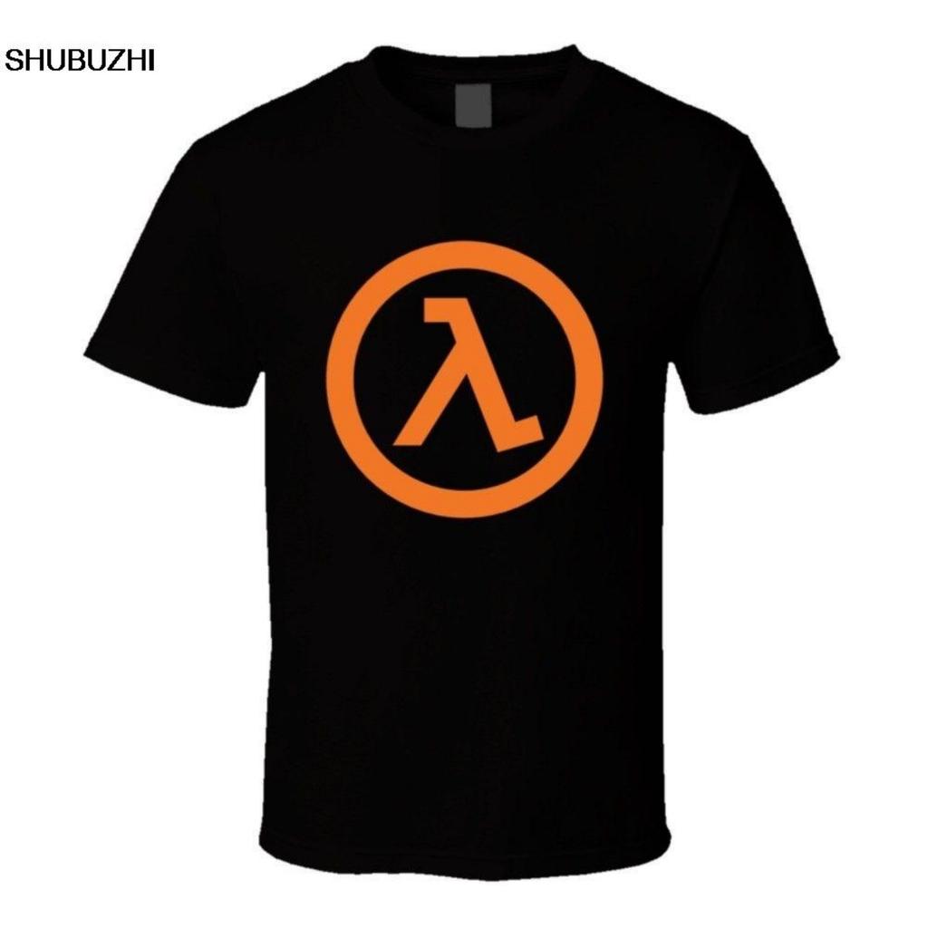 Half Life 2 - Lambda Видеоигра Футболка Новейшие Топ Футболки, Модный Стиль Мужская Футболка, Хлопок Классическая Футболка Топы Оптовая Футболка Sbz4298