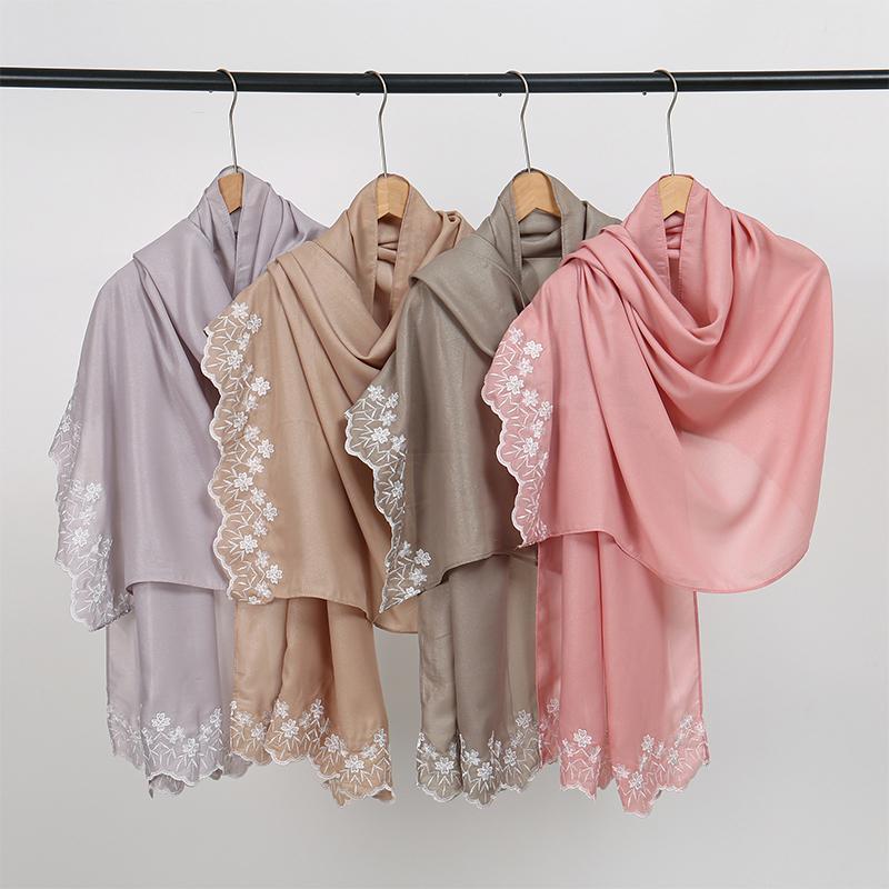 Women Big Size Plain Solid Cotton Rayon Hijab Scarf Lady High Quality Wraps and Shawls Musulman Headband Islamic Turban Ramadan