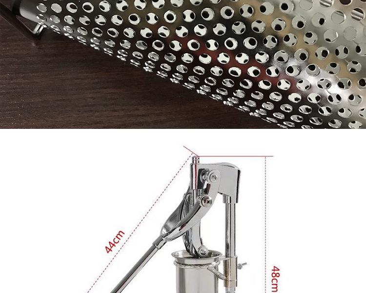Manual Long Fries Extruder 30cm Commercial French Fry Pressing Machine