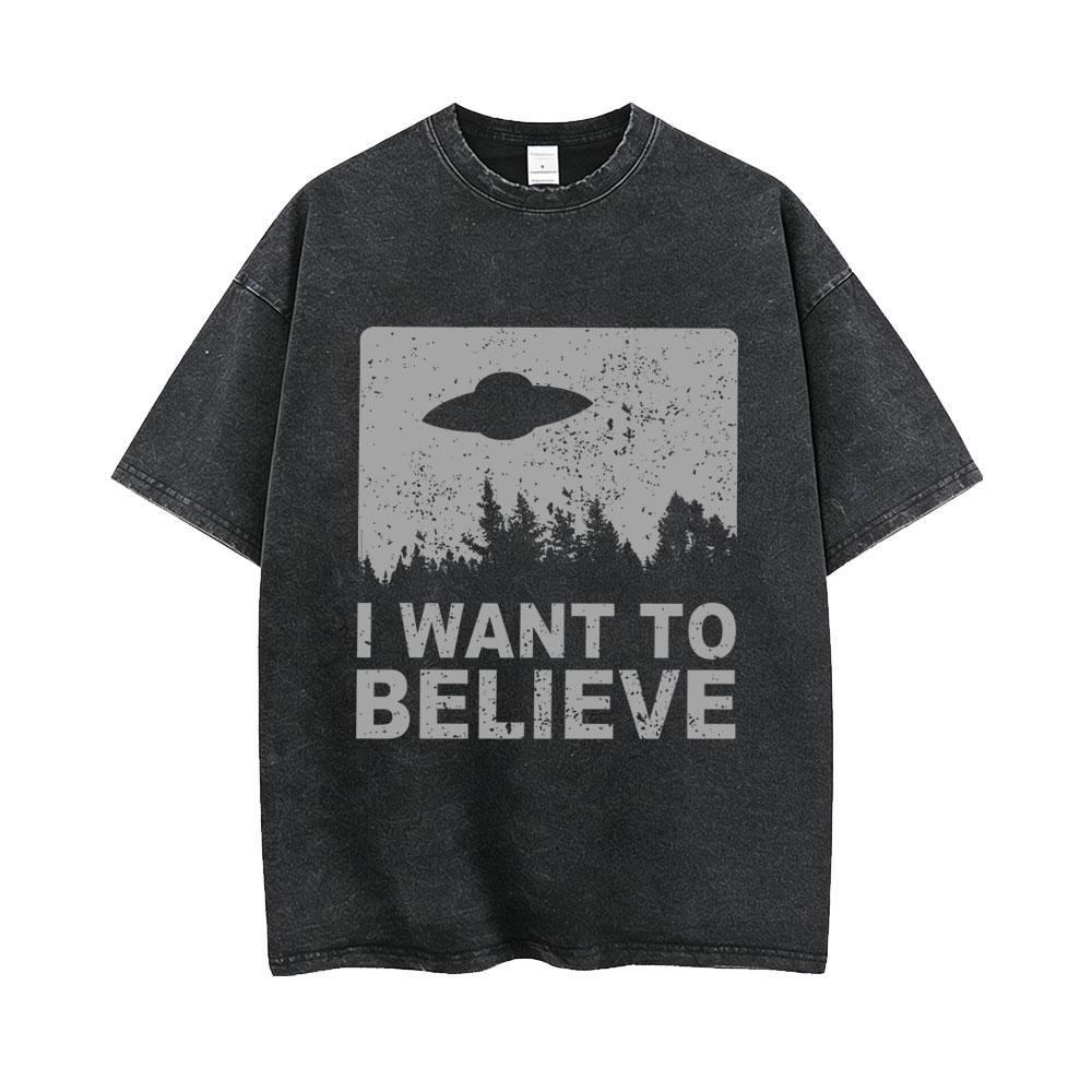 Washed Vintage Movie The X Files All The Taglines The Truth Is Out There Graphic Tshirt Mens Women Casual Cotton Retro T Shirt