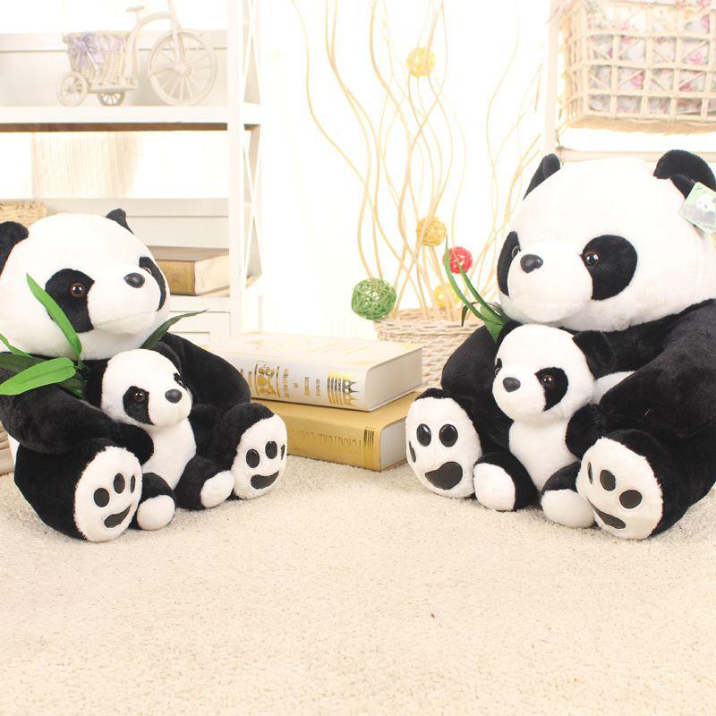 Adorable 38cm Panda Teddy Bear Soft Plush Stuffed Animal Ideal For Kids Gift