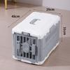 Foldable Portable Pet Travel Crate, Cat Transport Box for Outdoor Travel & Car Use