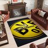 Borussia Dortmund Customize Text Floor Mat Perfect for Decorate room Study room Living Rooms Playrooms Anti-slip Rug Office home decor Spiritual Gift