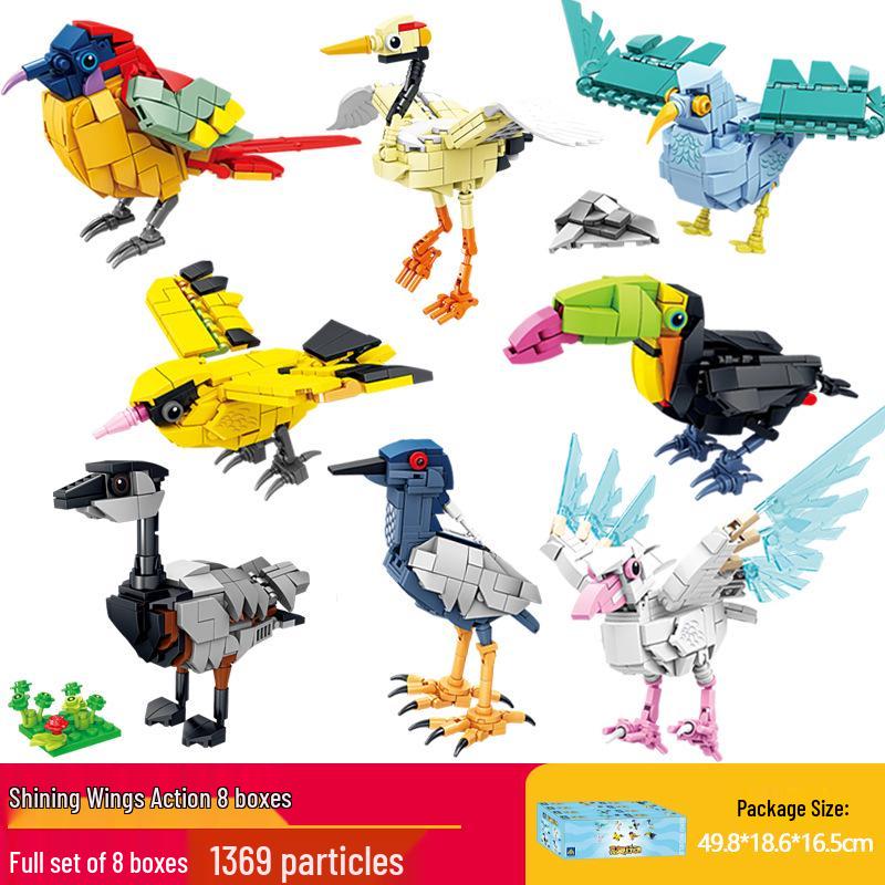 Кай Чжи Совместимая Лего Игрушка Насекомое: Mantis Конструктор для детей, Развивающий пазл с животными в подарок