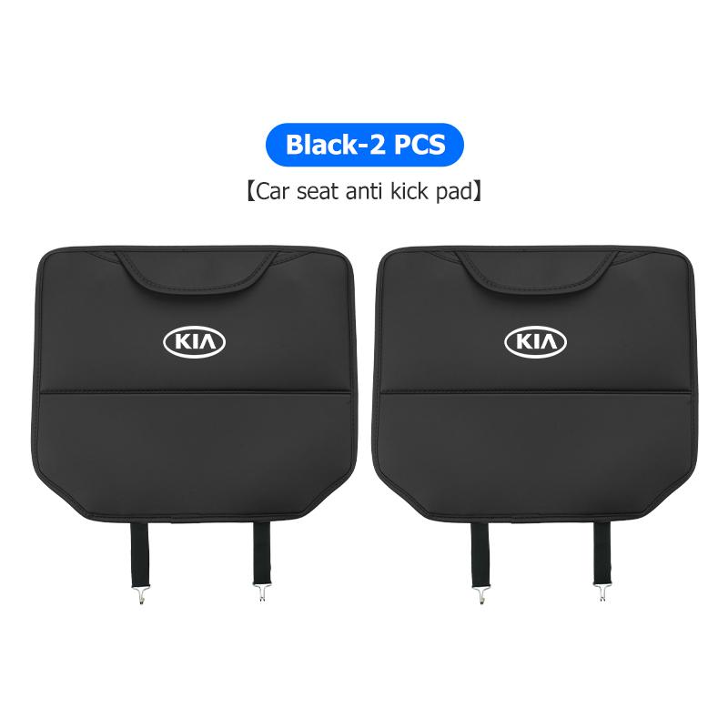 Car Seat Backrest Protection Anti-kick Pad Seat Back Organizer Storage Bag Auto Accessories For KIA Stinger Optima Cerato Soul wscap11