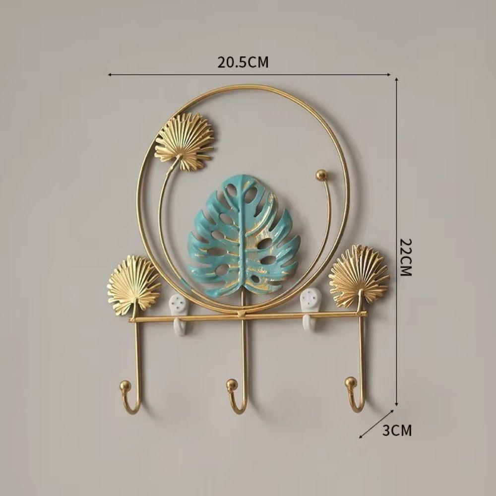 Nordic Style Butterfly Wall Hooks INS Iron Art Coat Hanger Light Luxury Hanging Key Holder Door
