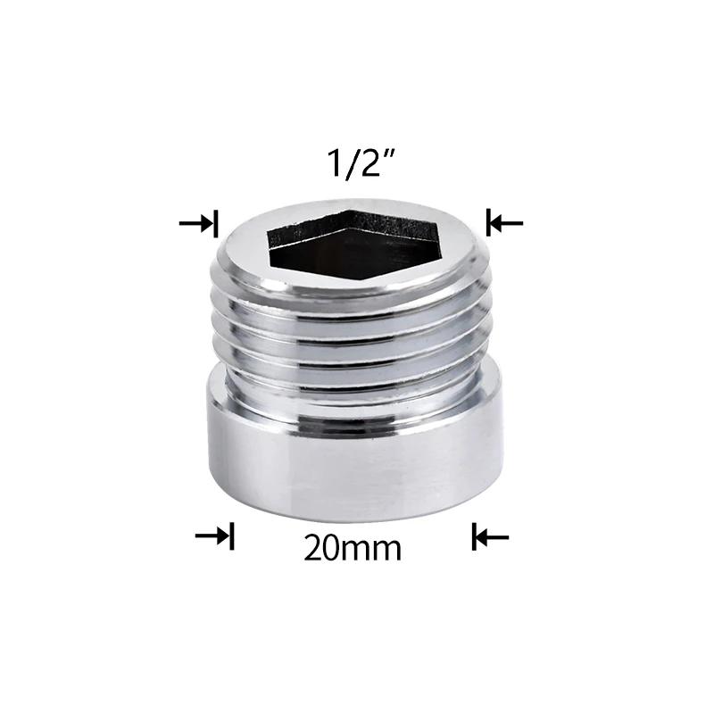 Муфта водопроводного крана 1/2 на M16 M18 M20 M22 M24 M28 резьбовой соединитель для ремонта крана-адаптера для барботера кухни ванной комнаты