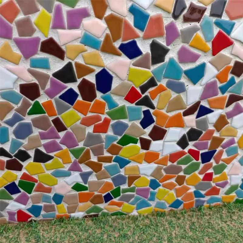 30x30 см Цветная Керамическая Мозаика из Гальки Плитка для Бассейна с Горячими Источниками, Плитка для Рыбьего Пруда, Фрагменты для Туалета, Нескользящий Лист Плитки, Декор для Пола и Стен, Сделай Сам