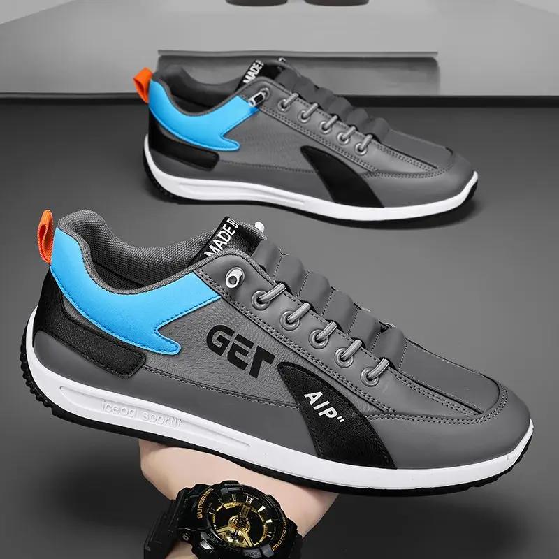 Модные спортивные нескользящие защитные кроссовки для отдыха повседневная обувь для мужчин беговая обувь походная обувь для ходьбы элегантные тенденции 2024 бесплатная доставка