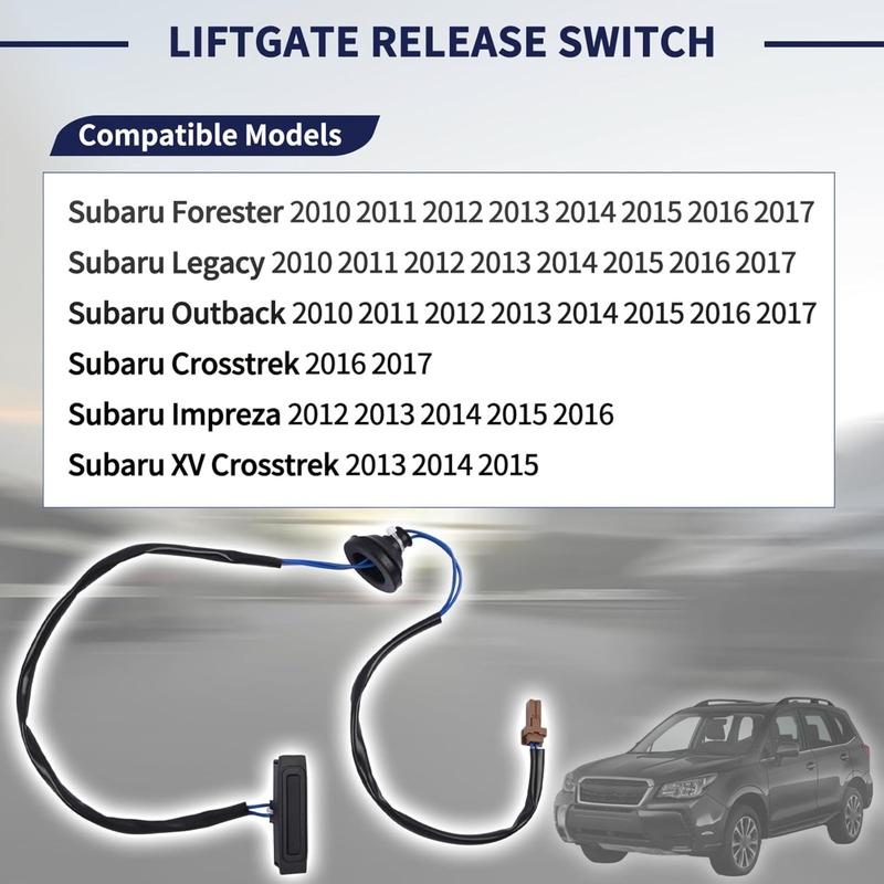 Trunk Lid Release Opener Switch 63270-FG001 63270-FJ000 for Subaru Forester Legacy Outback Impreza 2012-2016 XV/Crosstrek 13-15