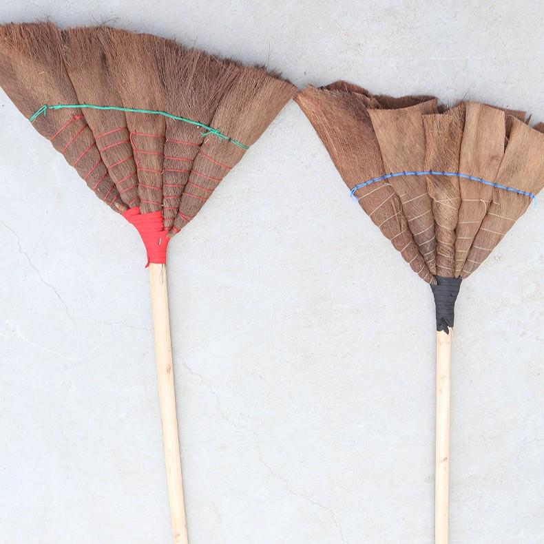 Large Bamboo Broom for Outdoor Use - Perfect for Courtyards, Roads, and Workshops