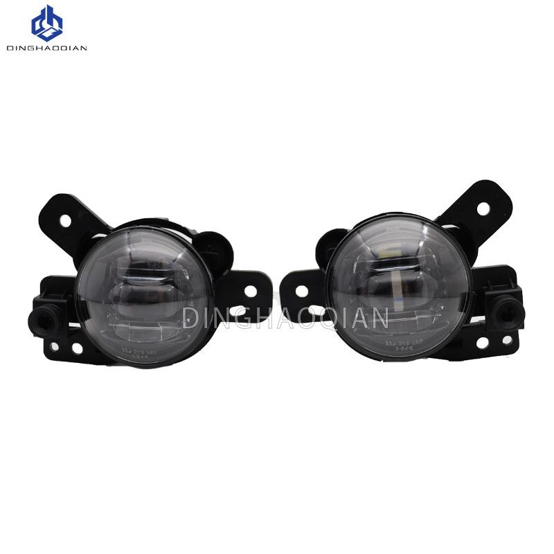 LED Fog Light Set Assembly For Chevrolet Colorado 2023 US Foglamp Headlight Cover With Radar Hole Frame Wire Car Accessories