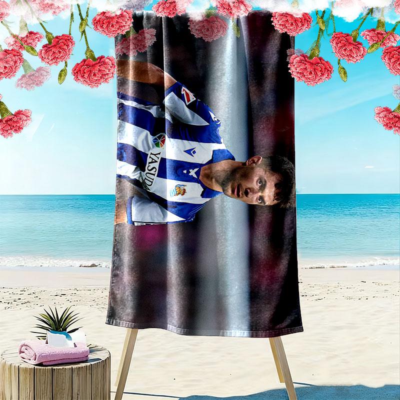 Martin Zubimendi Print Beach Towel, Large Soft Quick Dry Towel for Beach Camping Swimming