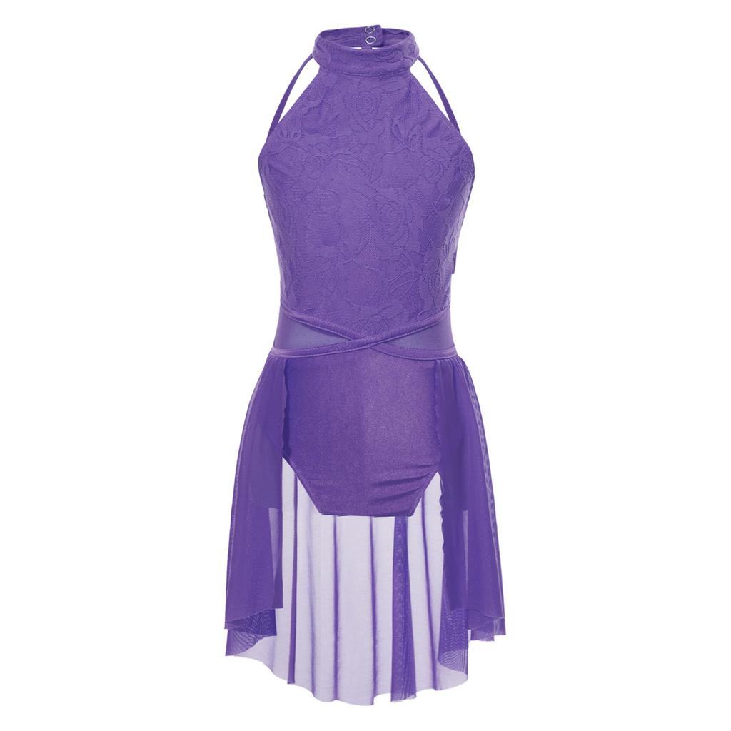 Детское танцевальное платье без рукавов для девочек, модные лирические платья для современного танца, одежда для балерины, балета, сценического выступления