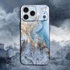 Мраморный рисунок Для iPhone 13,16,11,14,17,12,15,Plus,Pro Max,XS,X,XR,SE,Mini,8,7,Чехол для телефона Мягкий силикон Черный