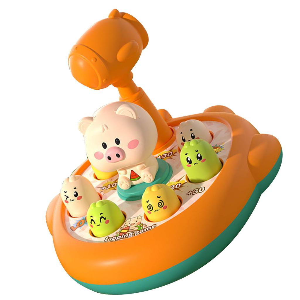Kids Whack Desktop Toy Animal Shaped Improve Coordination Educational Hammering Pounding Toy Pig