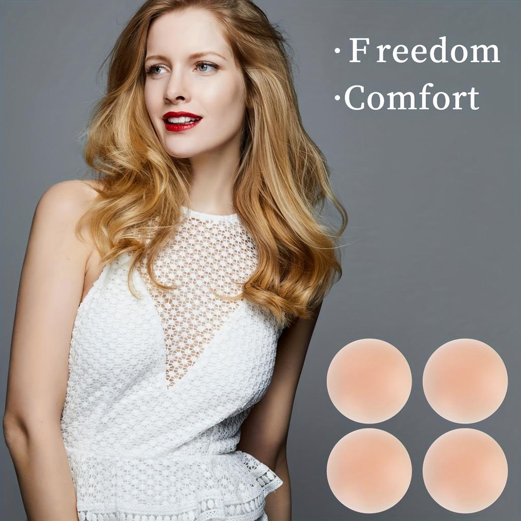 1/2/6/8 пар многоразовых накладок на соски, невидимые накладки на соски, приподнимающиеся на липучке, аксессуары для женского нижнего белья