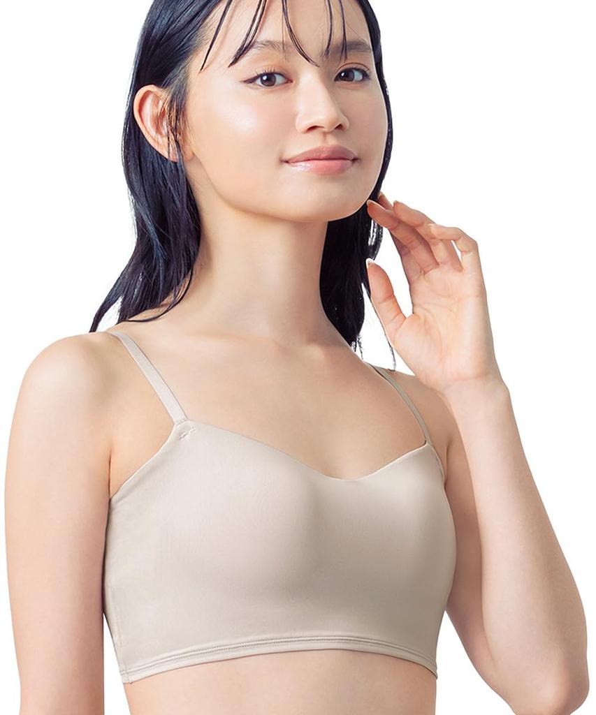 Wireless Easy To Beautiful Bust Smooth and Synchro Half Bra Fits Up To Plus CB Wing/Wacoal Bra, Wear, Silhouette, Comfortable, Top, Top, 3L, Sizes,