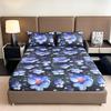 Комплект постельного белья с 5D цифровой цветочной печатью: пододеяльник, наволочка и простыня (Различные размеры)