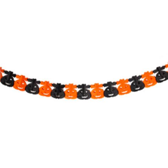 1 Тянуть Хэллоуин Подвесная Гирлянда Праздничное Торжество Простая Установка Ужасающая Украшение Бумага