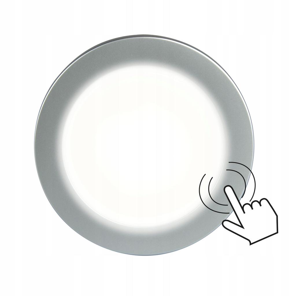 LED surface touch lamp silver 4W 4000K 180 lm 12V SLL05 TS