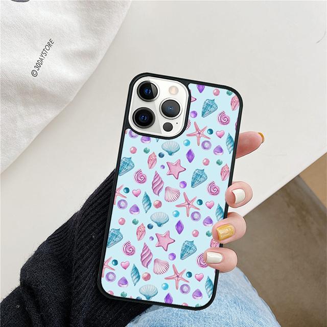 Чехлы для мобильных телефонов с ракушками для iPhone 17 Air 16e 15 14 12 13 11 Pro MAX apple Plus Coque