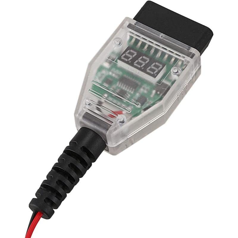 OBD2 Автомобильный аккумуляторный инструмент для замены OBD на 12 В Автомобильный кабель для сохранения памяти Цифровой дисплей с предохранителем 5 А